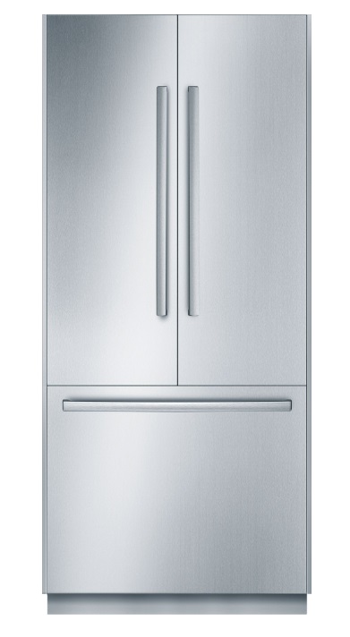 Bosch Benchmark Stainless Steel 36” French Door Built-in Refrigerator Bosch B36BT830NS