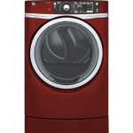 GE® 8.3 cu. ft. capacity RightHeight™ Design Front Load electric ENERGY STAR® dryer with steam GFD49