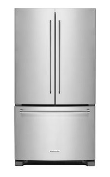KitchenAid 36” Width Counter Depth French Door Refrigerator with Interior Dispenser KitchenAid KRFC300ESS