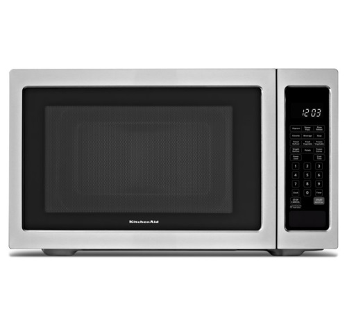 KitchenAid Countertop Microwave, 1.6cf, Black/Stainless KCMS1655BSS