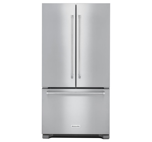 KitchenAid® 22 cu.ft. 36-Inch Width Counter Depth French Door Refrigerator with Interior Dispenser K