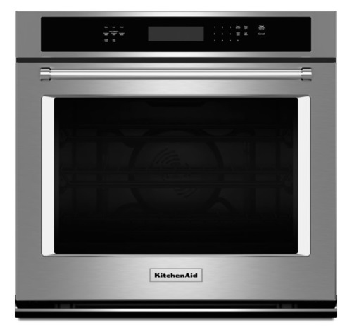 KitchenAid® 30" Single Wall Oven with Even-Heat™ True Convection KOSE500ESS