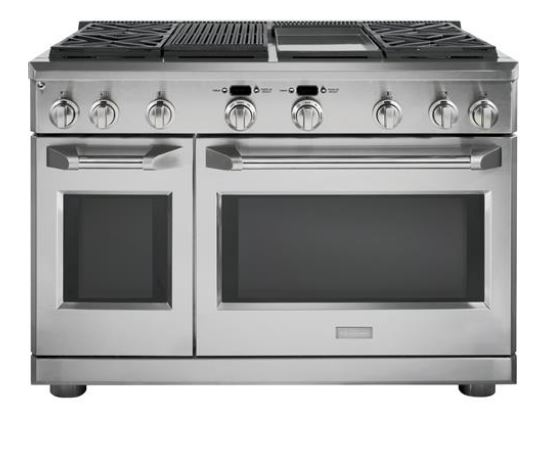 Monogram 48" Dual-Fuel Professional Range with 4 Burners, Grill, and Griddle (Natural Gas) ZDP484NGP Monogram 48" Dual-Fuel Professional Range with 4 Burners, Grill, and Griddle (Natural Gas) ZDP484NGP