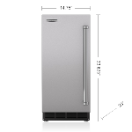 Sub-Zero 15” Undercounter Ice Machine UC-15IP