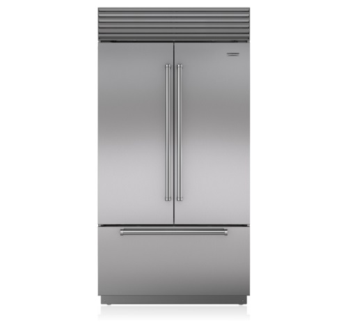 Sub-Zero 42" Over Under French Door Refrigerator/Freezer With Internal Dispenser BI-42UFDID/S/TH