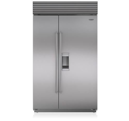 Sub-Zero 48" Side by Side Refrigerator/Freezer w/External Ice & Water BI-48SD/S/PH