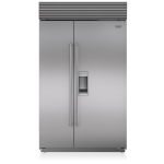 Sub-Zero 48" Side by Side Refrigerator/Freezer w/External Ice & Water BI-48SD/S/PH
