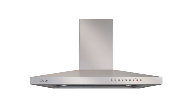 Wolf 36" Cooktop Wall Hood - Classic Stainless Steel