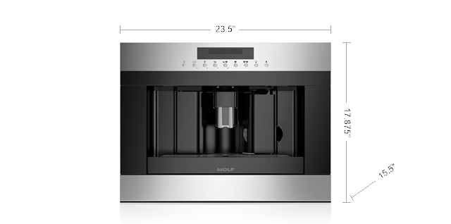 Buy the Wolf EC24 coffee system at Appliance Gallery in Milwaukee Wolf EC24/S coffee system for sale