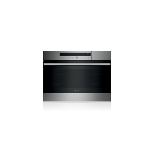 Wolf Convection Steam Oven - Black W/Stainless Steel CSO24