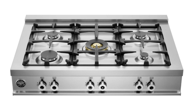 Bertazzoni range top for Milwaukee kitchen ranges