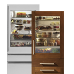 Monogram 30” Integrated Glass-Door Refrigerator